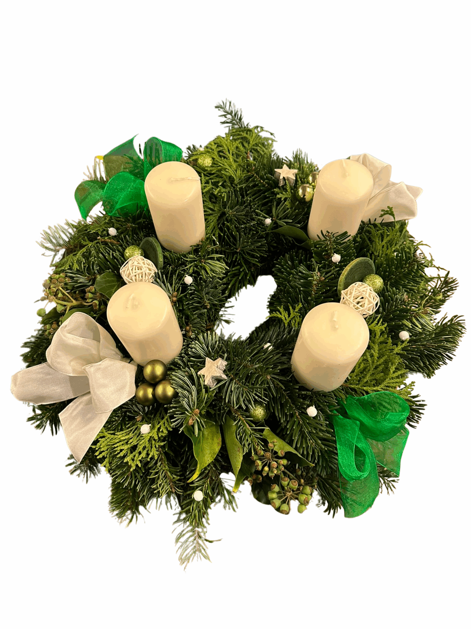 Adventkranz - creme – Bild 2